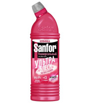 Чистящее средство Sanfor Universal Ультра блеск гель для сантехники 1.5 л