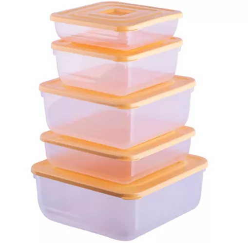 Комплект контейнеров для продуктов Полимербыт Practic 0.5л+0.85л+0.9л+1.5л+2.3 л микс 5 шт – 2