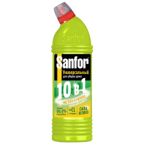 Чистящее средство Sanfor Universal Лимонная свежесть гель для сантехники 1.5 л