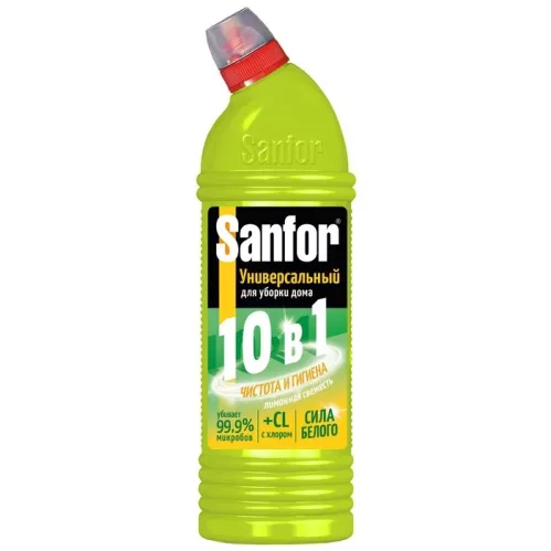 Чистящее средство Sanfor Universal Лимонная свежесть гель для сантехники 1.5 л – 1