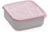 Контейнер для хранения продуктов Полимербыт Flexo квадратный розовый 2.7 л