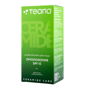 Крем для лица Teana Ceramide Care CC2 Омоложение SPF 15 дневной 50 мл - 1