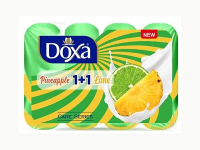 Мыло туалетное DOXA Lime & Pineapple 4 шт 80 гр