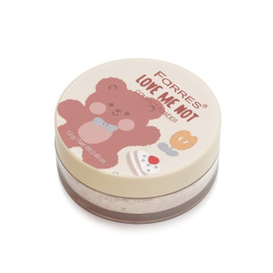 Пудра для лица Farres Cosmetic Love Me Not рассыпчатая  тон 02 Слоновая кость - 1