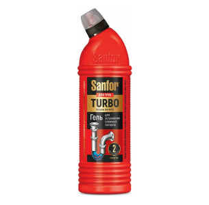 Чистящее средство Sanfor Turbo гель для труб 700 мл