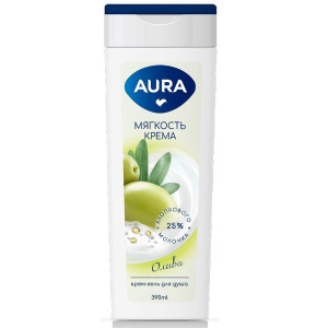 Гель для душа AURA 390мл Олива