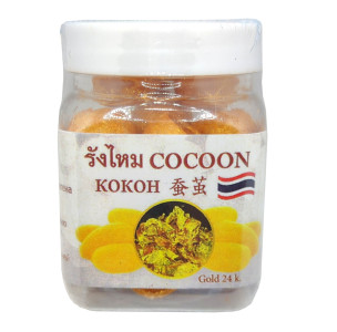 Скраб для лица Royal Thai Herb Мыльные шелковые коконы Золото 50 мл - 1