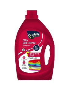 Гель для стирки Qualita для цветного белья 2 л