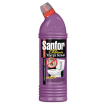 Средство для сантехники гель SANFOR 750+250мл Хлор Promo