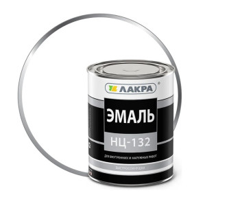 Эмаль НЦ-132 Лакра белая 0.7 кг
