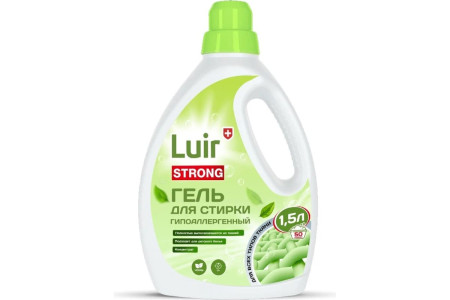 Гель для стирки LUIR Strong гипоаллергенный 1.5 л