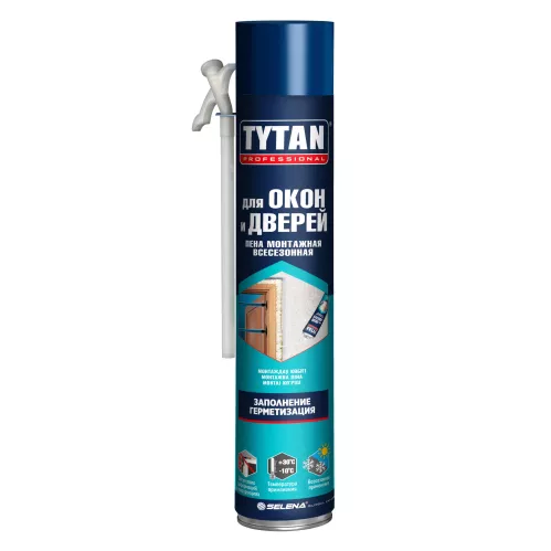 Пена монтажная Tytan Professional для окон и дверей всесезонная 750 мл – 1