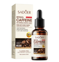 Сыворотка для лица Sadoer Retinol Caffeine против морщин с ретинолом и кофеином 30 мл