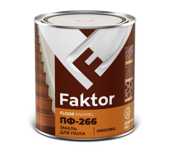 Эмаль ПФ-115 Faktor желто-коричневая для пола 1.9 кг - 1