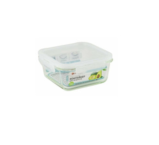 Контейнер Lakomo Grey стекло 12х12х5.5 см 0.36 л