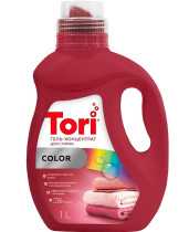 Гель для стирки Tori цветного белья 1 л
