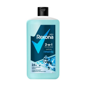 Гель для душа Rexona Горный лед 2в1 для мужчин 100 мл