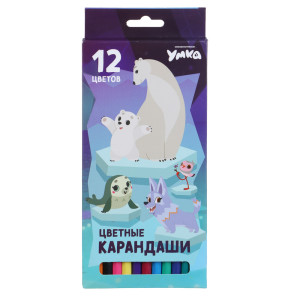 Карандаши цветные Умка 12 цветов