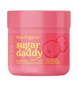 Скраб для тела Miss Organic Сахарный тонизирующий 140 мл