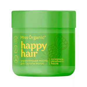 Маска для волос Miss Organic Укрепляющая для густоты волос 140 мл