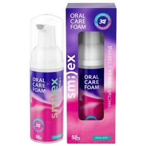 Пенка для полости рта Splat Smilex ORTHO+ 3 в 1 Мята 50 мл