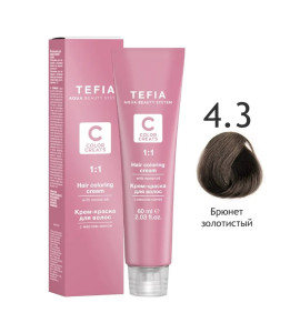 COLOR CREATS 4.3  брюнет золотистый 60 мл.