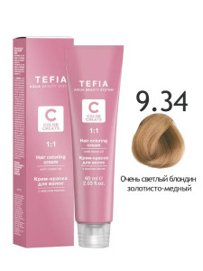 COLOR CREATS 9.34  очень светлый блондин золотисто-медный 60 мл.