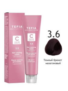 COLOR CREATS 3.6  темный брюнет махагоновый 60 мл.