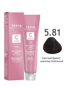 COLOR CREATS 5.81  светлый брюнет шоколад пепельный  60 мл.