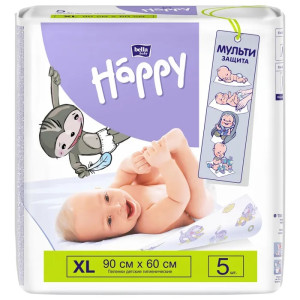 #Пеленки для детей ХЭППИ 60 х 90 см по 5 шт
