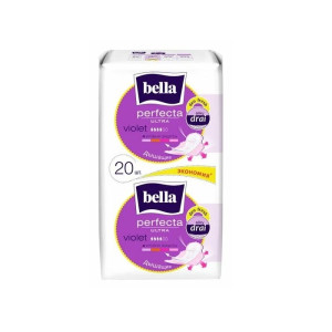 Прокладки гигиенические Bella Perfecta Ultra Violet ультратонкие сеточка с легким ароматом 20 шт