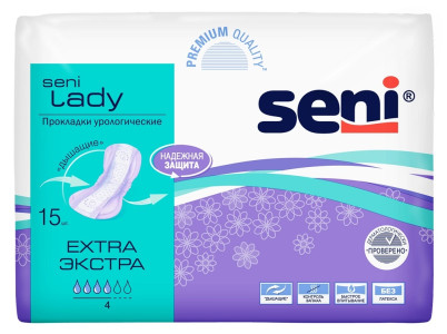 Прокладки урологические Seni Lady Extra 15 шт.