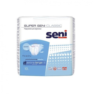 Подгузники д/взрослых Super Seni Classic Extra large, 10 шт./уп.