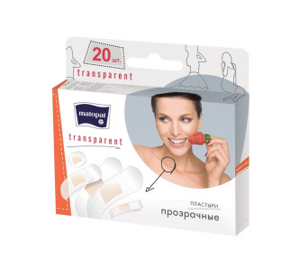 Пластырь Bella Matopat Transparent 20 шт