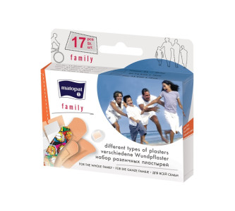 Пластырь Matopat Family в наборе 17 шт. NEW