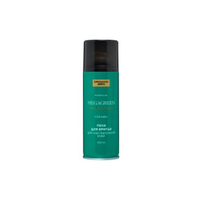Пена для бритья Organic Men Megagreen 200 мл