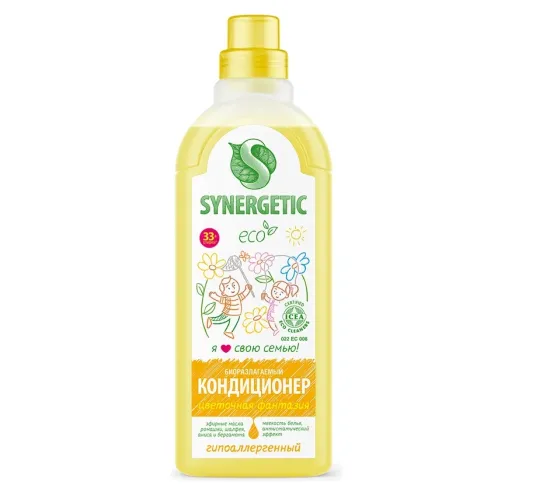 Кондиционер для белья Synergetic Цветочная фантазия 1 л – 1