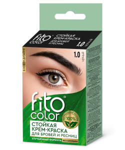 Краска для бровей и ресниц FitoColor тон черный 2х2 мл