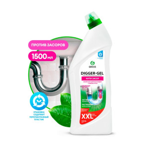 Средство для труб гель GRASS DIGGER 1,5л От засоров