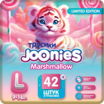 Подгузники-трусики JOONIES Marshmallow L 9-14 кг 42 шт