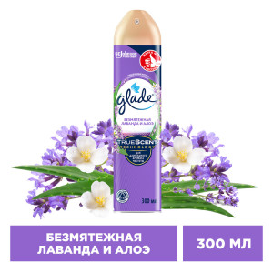Освежитель воздуха Glade Безмятежная лаванда и алоэ 300 мл  - 1