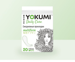 Прокладки ежедневные YOKUMI Daily Care Multiform 20 шт