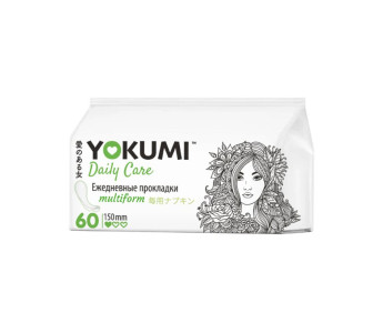 Прокладки ежедневные YOKUMI Premium Daily Care Multiform 60 шт