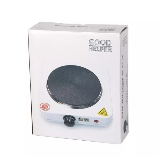 Плитка электрическая GoodHelper ES-10P10 1000Вт настольная 1 конфорка цвет белый – 1