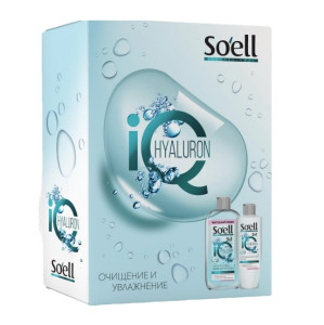 Подарочный набор SOELL Iq Hualuron (Вода мицеллярная для лица 600мл,тоник для лица 200мл)