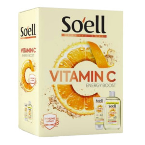 Подарочный набор SOELL Energy Boost (Вода мицеллярная для лица 600мл,пенка для умывания 120мл)