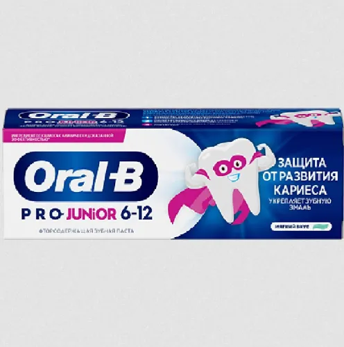 Зубная паста Oral-B Pro-Junior Мягкий вкус 75мл  – 1