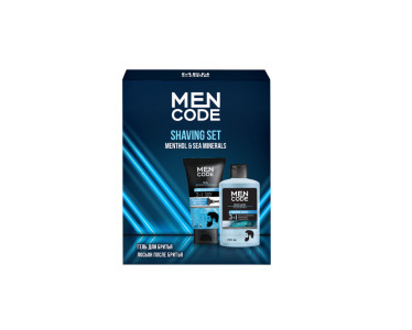 Подарочный набор MEN CODE Shaving Гель для бритья 150 мл,лосьон после бритья 150 мл