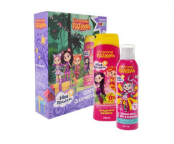Подарочный набор Моя Прелесть Секреты сказочного патруля Шампунь 250мл и розовая пенка-мусс 200мл 