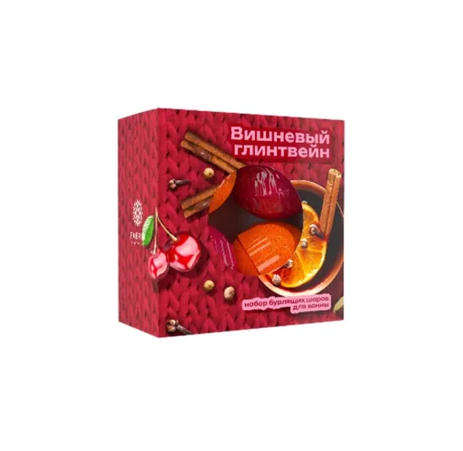 Бомбочка для ванны Fabrik Cosmetology набор Вишневый глинтвейн 4*60 гр – 1